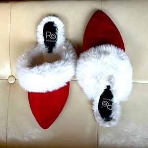Rollasole Christmas slip on slippers